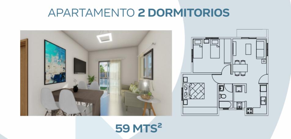 Plano demensionado - 2 hab