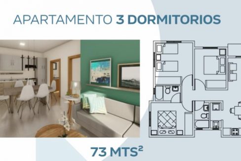 Plano demensionado - 3 hab