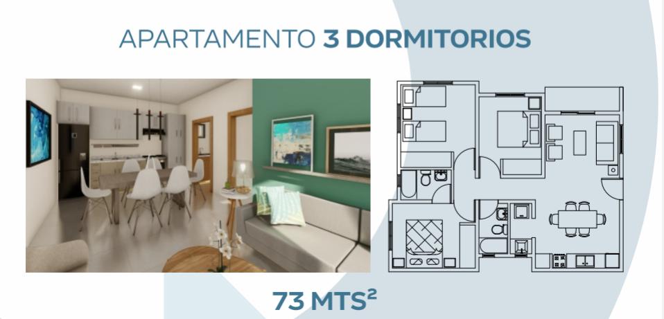 Plano demensionado - 3 hab