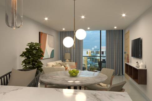 Comedor - Sala - Balcขn