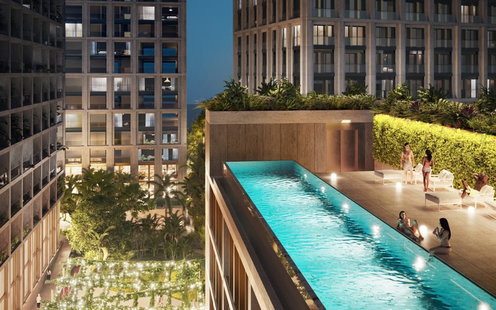 Uptown District Vista Piscina